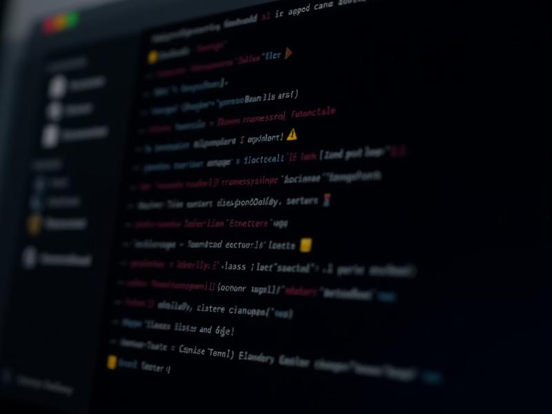 Screenshot of a cluttered Xcode build log showing errors, slow build times, and high storage usage.